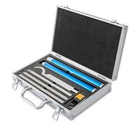 Lot de 8 outils rotatifs pour bois - Avec mallette en aluminium - Accessoires de tournage en métal dur - Poignée en aluminium - 8 pièces - En carbure de tungstène