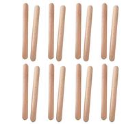 Lot de 8 paires de clés en bois classique, instrument de percussion musicale, 7,8 pouces, bâtons de rythme en bois dur naturel, meilleurs que les baguettes pour adultes et enfants