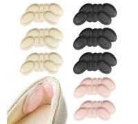 Lot de 8 paires de protège-talons, protège-talons, coussinets de talon antidérapants, talonnette haute