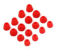 Lot de 8 Paires d'embouts en Silicone compatibles avec Les écouteurs sans Fil Beats Flex/Beats X/Beats Powerbeats Pro (Rouge Lave)
