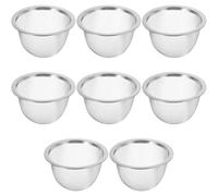 Lot de 8 passoires à théière en maille d'acier inoxydable de rechange pour soupe, café, jus de fruits - 7,6 cm