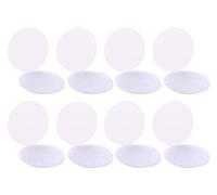 Lot de 8 pastilles Velcro polyvalentes - 4,5 cm - Autocollants réutilisables - Blanc - Parfait pour la maison et le bureau