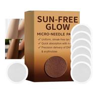 Lot de 8 patchs autobronzants sans soleil - Effet naturel - Pour tous les types de peau, voyage, sport, vacances