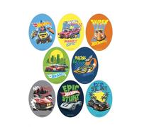 Lot de 8 patchs thermocollants pour voiture, camion, genouillère pour enfant, thermocollant, pour réparer et décorer des pantalons, vestes, pulls, sacs à dos