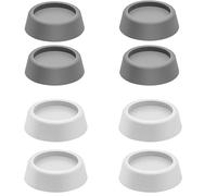 Lot de 8 Patin en Caoutchouc de Machine à Laver Amortisseurs Anti Vibration pour Machine à Laver Patins Anti-vibrations Supports en Caoutchouc pour Sèche-Linge Meubles
