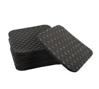 Lot de 8 patins antidérapants pour tapis de course | 10 x 10 x 0,5 cm en silicone absorbant les chocs, anti-vibrations haute densité, tapis de réduction du bruit, machines de Mahjong, pour utilisation