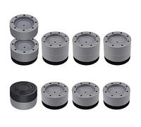Lot de 8 patins en caoutchouc pour machine à laver, anti-vibrations, réduction du bruit, antidérapant, anti-déviation, stabilisateur de hauteur, pour machine à laver, sèche-linge, réfrigérateur