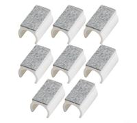 Lot de 8 patins en forme de U pour protéger les sols et minimiser le bruit dans n'importe quel environnement (22 mm)