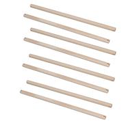 Lot de 8 perchoirs en bois pour canari, perruche, calopsitte, perroquet, accessoires pour cage à oiseaux, 40,6 cm