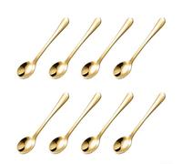 Lot de 8 petites cuillères en acier inoxydable, parfaites pour les épices comme le sucre, le sel et le miel