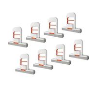 Lot de 8 petites serpillères remplaçables pour réduire les déchets et améliorer l'efficacité du nettoyage de bureau