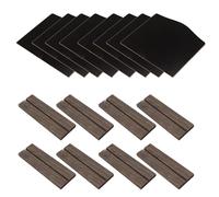 Lot de 8 petits tableaux noirs double face avec base en bois pour mariage, anniversaire, décoration de fête d'étudiant, enseignant