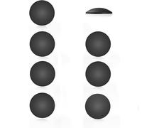 Lot de 8 pieds en caoutchouc antidérapants pour ordinateur portable (1,8 cm de diamètre), pieds inférieurs antidérapants pour MacBook Pro/Air, y compris 2 lingettes de surface
