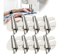Lot de 8 pieds universels pour ourlet roulé, 3 à 10 mm, pied presseur pour machine à coudre, pied de machine à coudre, pied de machine à coudre, pied pour ourleur courbé industriel domestique