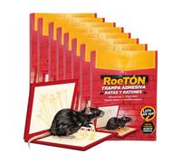 Lot de 8 Piège à Souris Collant Anti Rongeur, Attrape Souris Piège à Colle Ultra Puissant Plaque de Glue - Longueur 31cm Largeur 21 cm