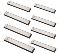 Lot de 8 pierres à aiguiser diamantées, avec guide d'angle, kit d'aiguisage complet pour couteaux de cuisine, 16 x 2,3 x 0,8 cm