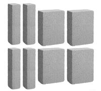 Lot de 8 pierres ponces de piscine pour le nettoyage du carrelage et des joints, élimine la rouille, le calcaire, les dépôts d'eau dure, sans danger pour les piscines, spas, cuisines et toilettes, 2