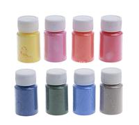 Lot de 8 pigments thermochromiques activés par la température et sensibles à la chaleur