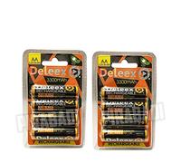 Lot DE 8 Piles ACCUS Batteries AAA LR03 1.2V NI-MH Rechargeable Battery Mignon 1600mAh | REMPLACE Les Piles AAA 1.5V | AAA LR03 LR3 R03 R3 H03 H3 3A |Jouet TELECOMMANDE Lampe Voiture ETC. (AA 3300mAh)