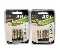 Lot DE 8 Piles ACCUS Batteries AAA LR03 1.2V NI-MH Rechargeable Mignon 1250mAh | REMPLACE Les Piles AAA 1.5V | AAA LR03 LR3 R03 R3 H03 H3 3A |Jouet TELECOMMANDE Lampe Voiture ETC. (AAA 2800mAh)