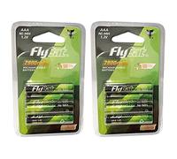 Lot DE 8 Piles ACCUS Batteries AAA LR03 1.2V NI-MH Rechargeable Mignon 2800mAh | REMPLACE Les Piles AAA 1.5V | AAA LR03 LR3 R03 R3 H03 H3 3A |Jouet TELECOMMANDE Lampe Voiture ETC. (AAA 2800mAh)