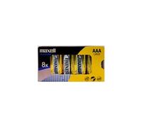 Lot de 8 piles alcalines LR03 AAA 1,5 V