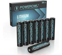 Lot de 8 Piles au Lithium AAA Haute capacité Longue durée 1,5 V AAA pour appareils High-Tech [Non Rechargeables]