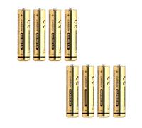 Lot de 8 Piles Carbone-Zinc R03 de 1,5 V. Parfaites pour Les appareils à Faible consommation. Elles offrent Performance et durabilité