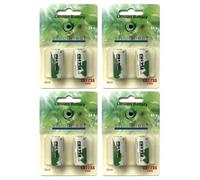 Lot de 8 Piles lithium type CR123A 3V compatibles CR17335 / CR17345 - Visiodirect -
