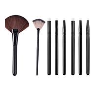 Lot de 8 pinceaux de mélange d'encre détaillés 4 types de têtes lisses pour mélanger l'encre peinture petits pinceaux outils à main pour mélange d'encre, utilisation avec des pochoirs complexes,