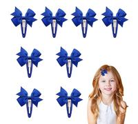 Lot De 8 Pinces À Cheveux Avec Nœud Pour Enfants, Couvre-Chef À Nœud Exquis, Pinces À Cheveux Mignonnes Pour Filles, Pinces À Cheveux Tendance, Pinces Latérales Antidérapantes