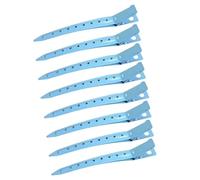 Lot de 8 pinces à cheveux de couleur pour femmes, forte adhérence, Double charnière, pince de coiffure pour professionnels