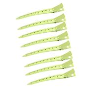Lot de 8 pinces à cheveux de couleur pour femmes, forte adhérence, Double charnière, pince de coiffure pour professionnels