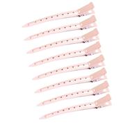 Lot de 8 pinces à cheveux de couleur pour femmes, forte adhérence, Double charnière, pince de coiffure pour professionnels