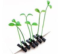 Lot de 8 pinces à cheveux drôles vertes pour herbe, épingles à cheveux germes de haricots, pinces à cheveux pour herbe à feuilles vertes, antennes, épingles à cheveux pour femmes, filles, enfants