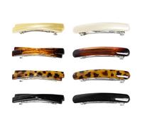 Lot De 8 Pinces À Cheveux Françaises Pour Femmes, Pinces À Cheveux Rétro Pour Filles, Pinces À Cheveux Classiques Pour Femmes, Pinces À Cheveux Pour Filles Aux Cheveux Moyens (6,6 X 1 X 1,4 Cm).