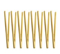 Lot de 8 Pinces à Gril en Bambou, Pince a Toast Grille Pain, Pince Bois Grille-pain pour Barbecue, Pince de Cuisine pour Fromage, Bacon, Muffins, Fruits 18cm