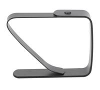 Lot de 8 pinces à nappe en acier inoxydable noir, réglables et antidérapantes, pour pique-nique.