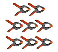 Lot de 8 pinces à ressort de 10,2 cm pour le travail du bois - Mâchoire réglable - Support de cadre central - Pinces de serrage