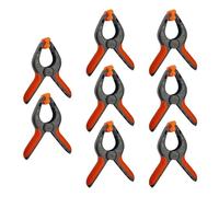 Lot de 8 pinces à ressort de 10,2 cm pour le travail du bois - Mâchoire réglable - Support de cadre central - Pinces de serrage