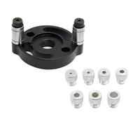 Lot de 8 pinces de centrage automatique avec localisateur de trou droit pour perçage de tôles en bois, plastique et aluminium avec support réglable