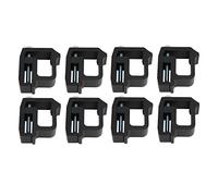 Lot de 8 Pinces de Fixation pour Camion Toit Ouvrant Hardtop Compatible avec Silverado Sierra 1500 2500 3500 Noir Aluminium