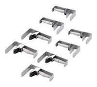 Lot de 8 pinces pour nappe en acier inoxydable Fackelmann Tecno