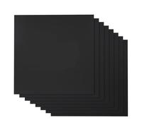 Lot de 8 plaques de contreplaqué coloré de 3 mm - Matériau laser - 30 x 30 cm - En contreplaqué coloré - Sans peinture - Plaque en bois non traité pour le modélisme, découpe laser - Gravure (noir)