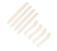 Lot de 8 plieurs pliants en cuir pour travaux manuels, brunissage, projets de reliure en os, outil de travail du cuir