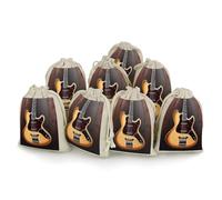 Lot de 8 poches pour bouquet de fleurs, sac à fleurs imprimé pour instrument de musique, poche épaisse, poche portable pour bouquets, Couleur crème., Taille unique, Moderne