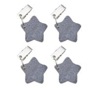 Lot de 8 poids de nappe pour tables d'extérieur avec clip et pendentif (bleu)