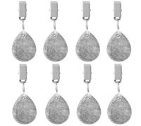 Lot de 8 poids de nappe résistants au vent pour extérieur, pique-nique, mariage, poids de table robustes pour un maintien sûr en cas de vent fort
