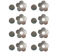 Lot de 8 poids de nappe robustes en acier pour intérieur et extérieur - Pinces antidérapantes pour terrasse, mariage