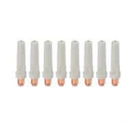 Lot de 8 pointes de soudage sans revêtement pour chalumeau de soudage 15AK 40 x 0,8 mm pointes métalliques conçues pour favoriser un chemin de soudure propre et une alimentation précise des fils